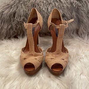 Ralph Lauren Platform Sandals - sz 8B